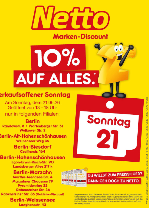Verkaufsoffener Sonntag deiner Nähe