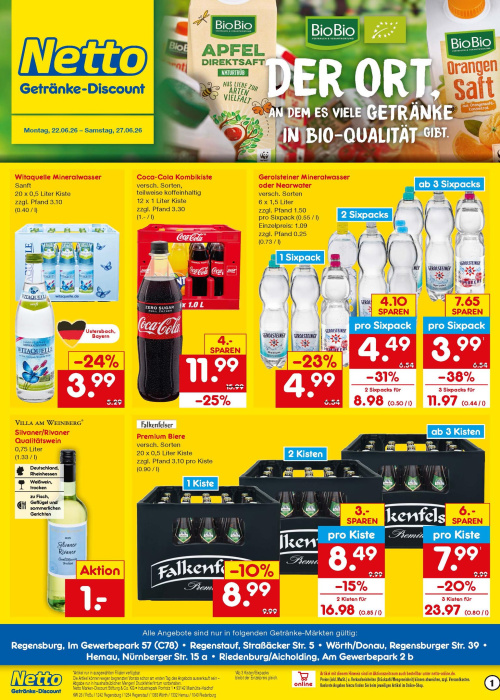 Getränkemarkt in deiner Nähe