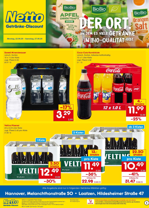Getränkemarkt in deiner Nähe