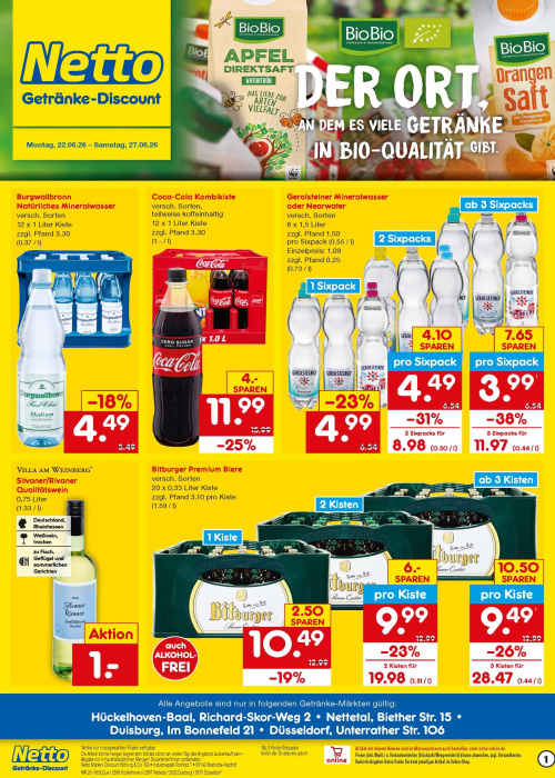 Getränkemarkt in deiner Nähe
