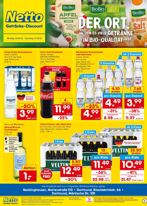Getränkemarkt in deiner Nähe