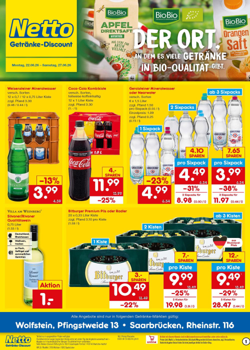 Getränkemarkt in deiner Nähe