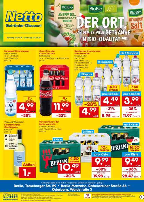 Getränkemarkt in deiner Nähe