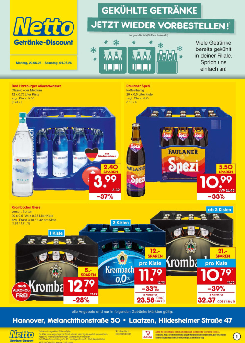 Getränkemarkt in deiner Nähe