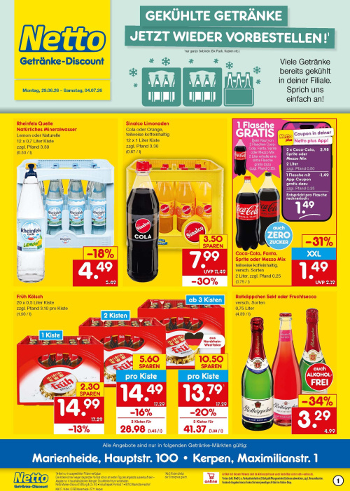 Getränkemarkt in deiner Nähe