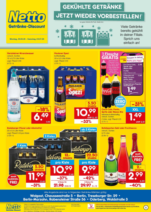 Getränkemarkt in deiner Nähe