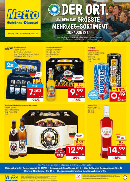 Getränkemarkt in deiner Nähe