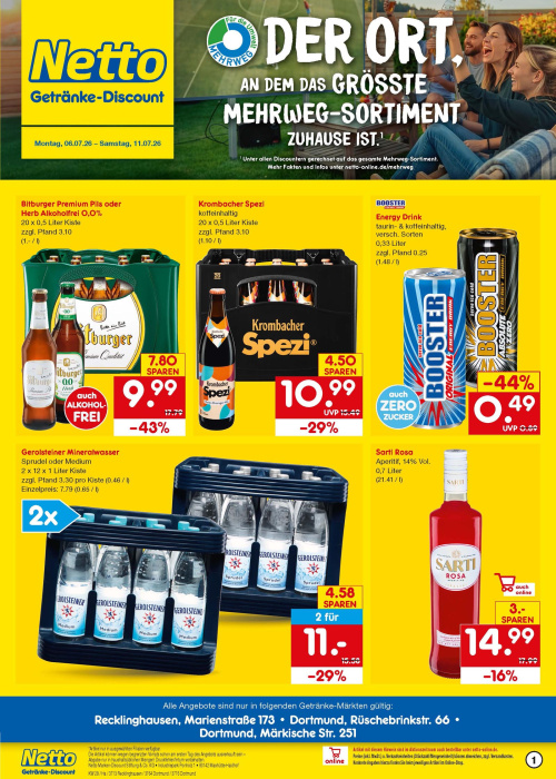 Getränkemarkt in deiner Nähe