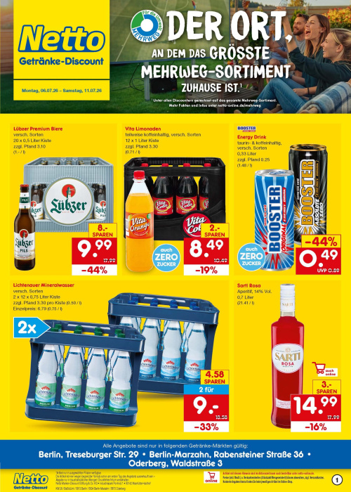 Getränkemarkt in deiner Nähe