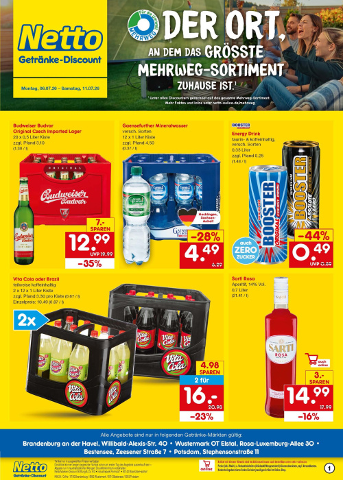 Getränkemarkt in deiner Nähe