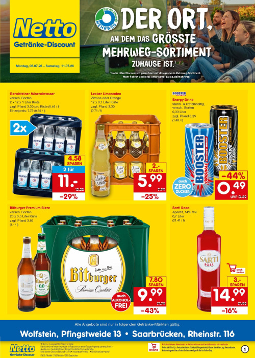 Getränkemarkt in deiner Nähe