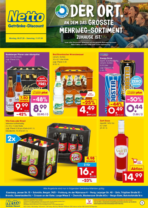 Getränkemarkt in deiner Nähe