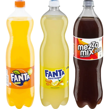 Fanta, Sprite, Mezzo Mix oder Lift