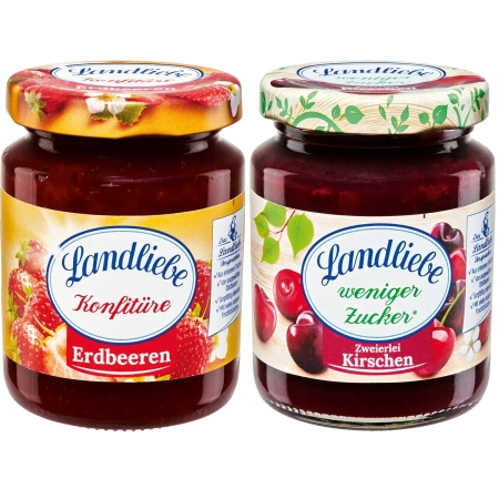Landliebe Konfitüre oder Fruchtaufstrich
