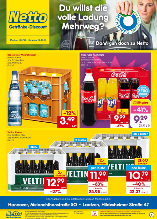 Getränkemarkt in deiner Nähe