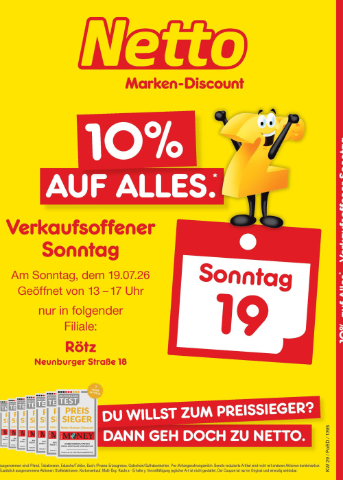Verkaufsoffener Sonntag deiner Nähe