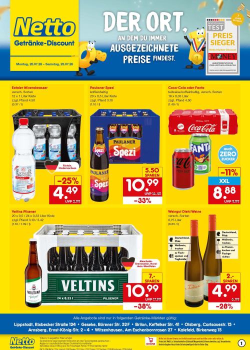 Getränkemarkt in deiner Nähe