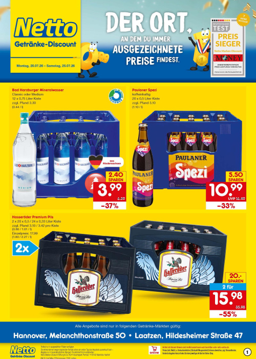 Getränkemarkt in deiner Nähe