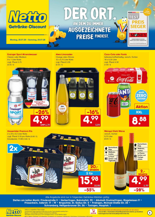 Getränkemarkt in deiner Nähe