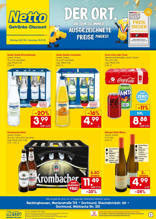 Getränkemarkt in deiner Nähe