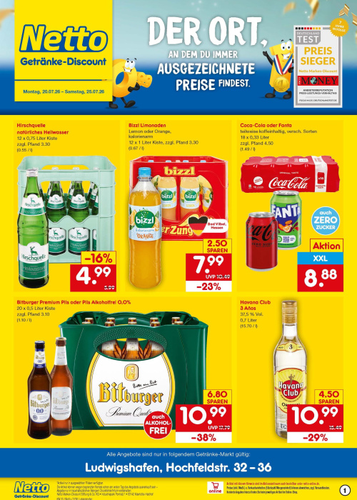 Getränkemarkt in deiner Nähe
