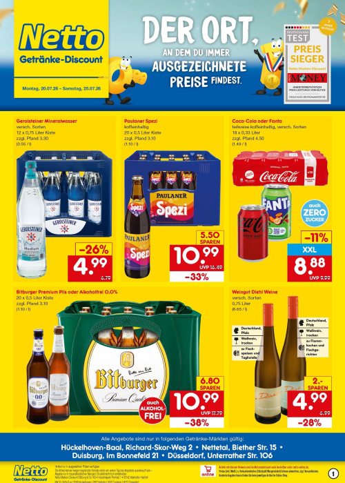 Getränkemarkt in deiner Nähe