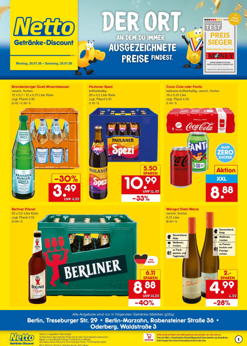 Getränkemarkt in deiner Nähe
