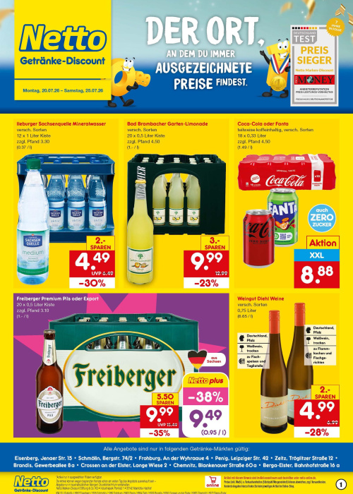 Getränkemarkt in deiner Nähe