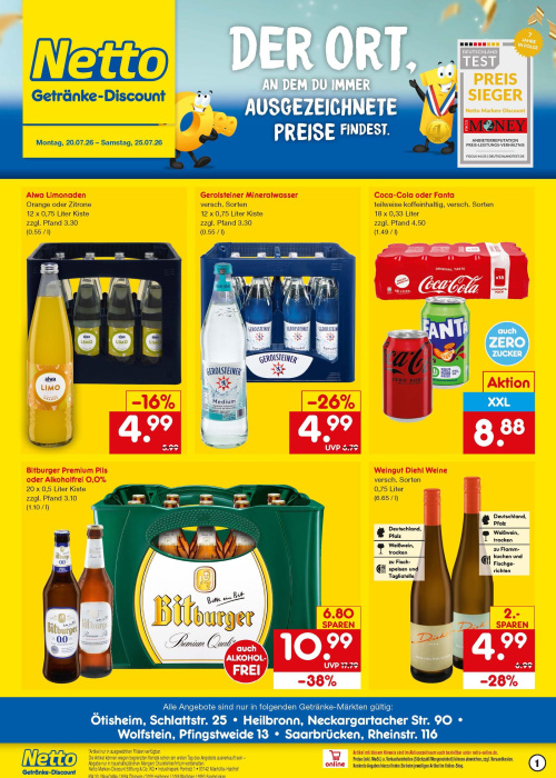 Getränkemarkt in deiner Nähe