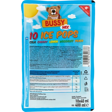 Bussy Mix Ice Pops