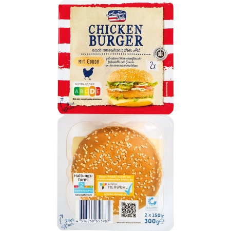 Rinder-Burger, Chicken-Burger oder Hot-Dog