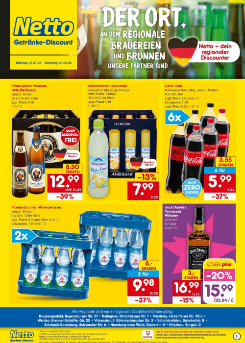 Getränkemarkt in deiner Nähe