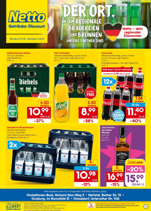 Getränkemarkt in deiner Nähe