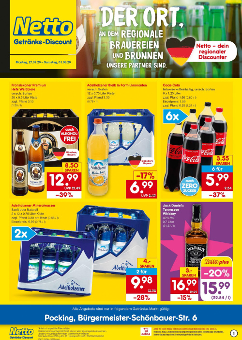 Getränkemarkt in deiner Nähe