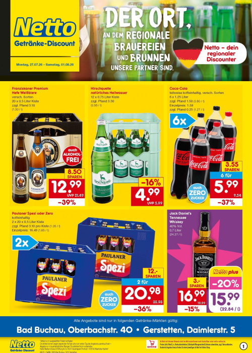 Getränkemarkt in deiner Nähe