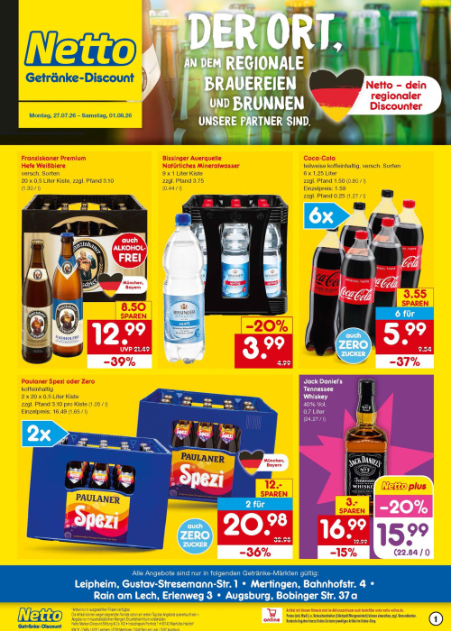 Getränkemarkt in deiner Nähe