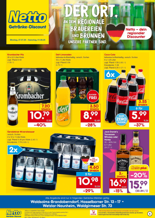 Getränkemarkt in deiner Nähe