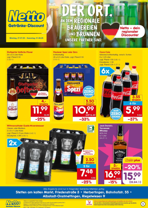 Getränkemarkt in deiner Nähe