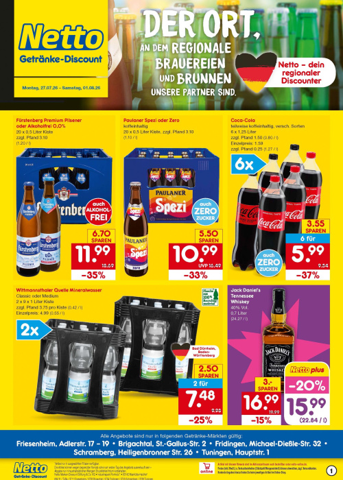 Getränkemarkt in deiner Nähe