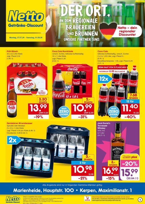Getränkemarkt in deiner Nähe