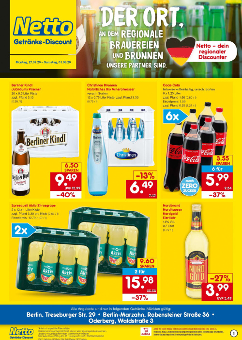 Getränkemarkt in deiner Nähe