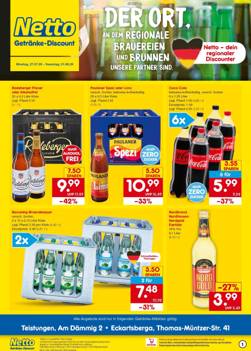 Getränkemarkt in deiner Nähe