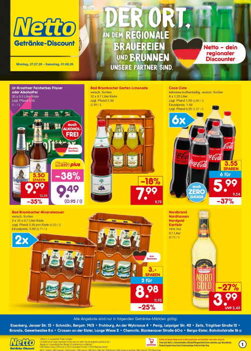 Getränkemarkt in deiner Nähe