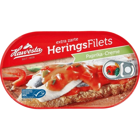 Hawesta Heringsfilets in Creme