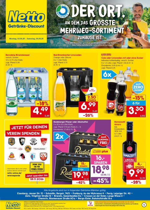 Getränkemarkt in deiner Nähe