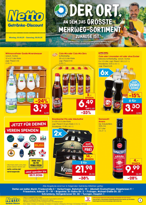 Getränkemarkt in deiner Nähe