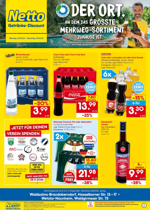 Getränkemarkt in deiner Nähe
