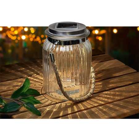 Solar Dekoglas oder Flasche