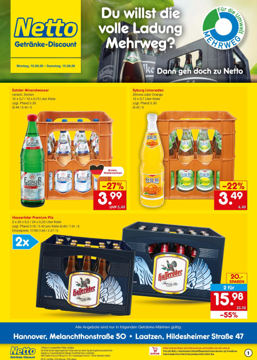 Getränkemarkt in deiner Nähe