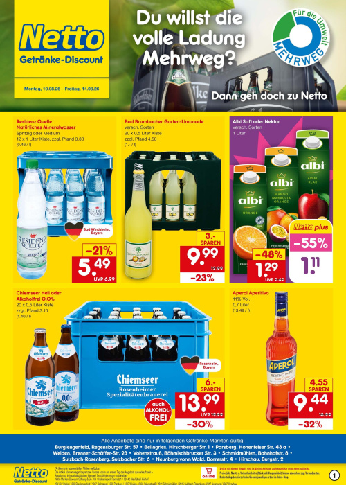Getränkemarkt in deiner Nähe